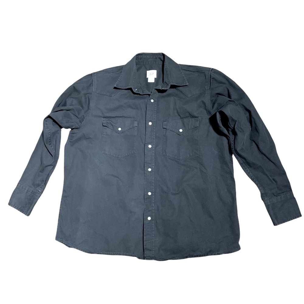 Gibson Trading Company Long Sleeve Pearl Snap Button Shirt - XL